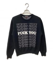 SUPREME×Hysteric Glamour（シュプリーム×ヒステリックグラマー）の古着「厚手ニット」｜ブラック