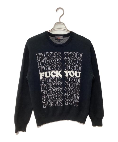 SUPREME（シュプリーム）SUPREME (シュプリーム) Hysteric Glamour (ヒステリックグラマー) 厚手ニット ブラック サイズ:Sの古着・服飾アイテム
