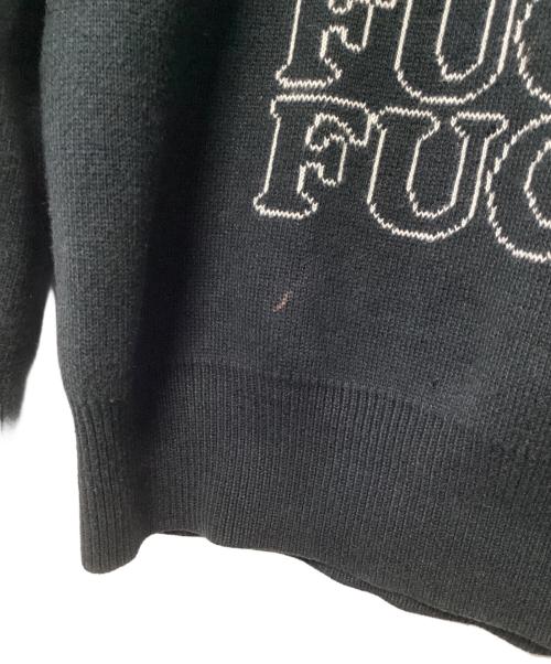 SUPREME（シュプリーム）SUPREME (シュプリーム) Hysteric Glamour (ヒステリックグラマー) 厚手ニット ブラック サイズ:Sの古着・服飾アイテム