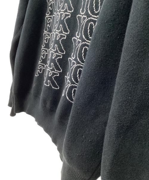 SUPREME（シュプリーム）SUPREME (シュプリーム) Hysteric Glamour (ヒステリックグラマー) 厚手ニット ブラック サイズ:Sの古着・服飾アイテム