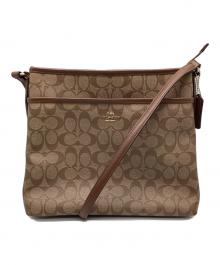COACH（コーチ）の古着「ショルダーバッグ」｜ベージュ×ブラウン