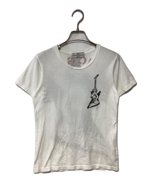 Hysteric Glamour（ヒステリックグラマー）Hysteric Glamour (ヒステリックグラマー) 半袖Tシャツ ホワイト サイズ:FREEの古着・服飾アイテム