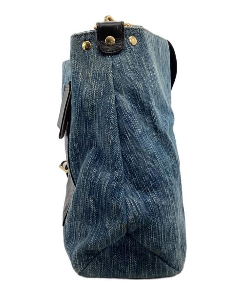 ATAO（アタオ）ATAO (アタオ) 2WAYバッグ インディゴ×ブラックの古着・服飾アイテム