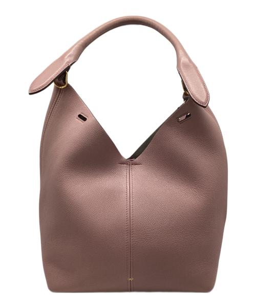ANYA HINDMARCH（アニヤ・ハインドマーチ）ANYA HINDMARCH (アニヤ・ハインドマーチ) ビルドアバッグ ピンクの古着・服飾アイテム