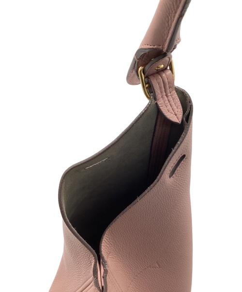 ANYA HINDMARCH（アニヤ・ハインドマーチ）ANYA HINDMARCH (アニヤ・ハインドマーチ) ビルドアバッグ ピンクの古着・服飾アイテム