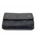 中古・古着 LOUIS VUITTON (ルイ ヴィトン) モノグラムエクリプス ディスカバリーコンパクトウォレット ブラック：30000円