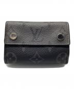LOUIS VUITTONルイ ヴィトン）の古着「モノグラムエクリプス ディスカバリーコンパクトウォレット」｜ブラック