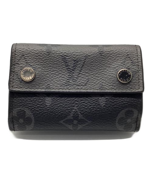 LOUIS VUITTON（ルイ ヴィトン）LOUIS VUITTON (ルイ ヴィトン) モノグラムエクリプス ディスカバリーコンパクトウォレット ブラックの古着・服飾アイテム