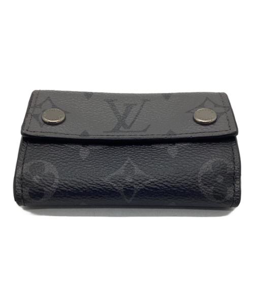 LOUIS VUITTON（ルイ ヴィトン）LOUIS VUITTON (ルイ ヴィトン) モノグラムエクリプス ディスカバリーコンパクトウォレット ブラックの古着・服飾アイテム