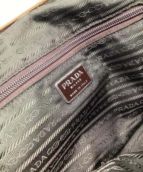 PRADA（プラダ）PRADA (プラダ) ハンドバッグ ブラウンの古着・服飾アイテム