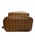 中古・古着 MCM (エムシーエム) スタッズリュック キャメル：17000円