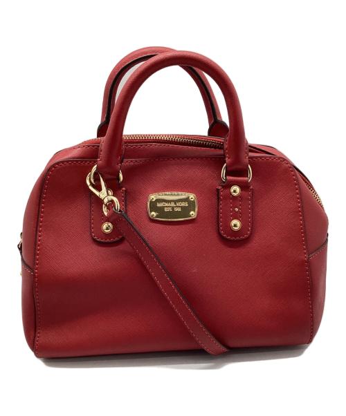 MICHAEL KORS（マイケル・コース）MICHAEL KORS (マイケル・コース) 2WAYバッグ レッドの古着・服飾アイテム