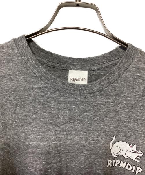 RIPNDIP（リップンディップ）RIPNDIP (リップンディップ) 半袖カットソー グレー サイズ:MEDIUMの古着・服飾アイテム