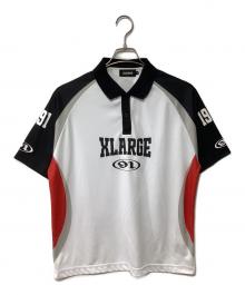X-LARGE（エクストララージ）の古着「フットボールシャツ」｜ホワイト×ブラック
