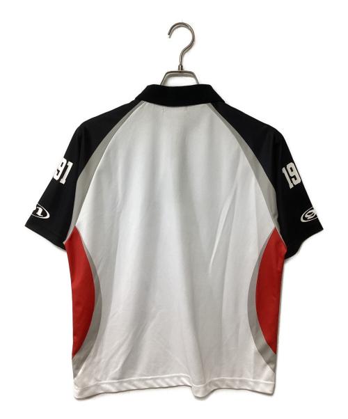 X-LARGE（エクストララージ）X-LARGE (エクストララージ) フットボールシャツ ホワイト×ブラック サイズ:Mの古着・服飾アイテム
