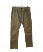 MLVINCEメルヴィンス）の古着「ダブルニーペインターパンツ」｜カーキ