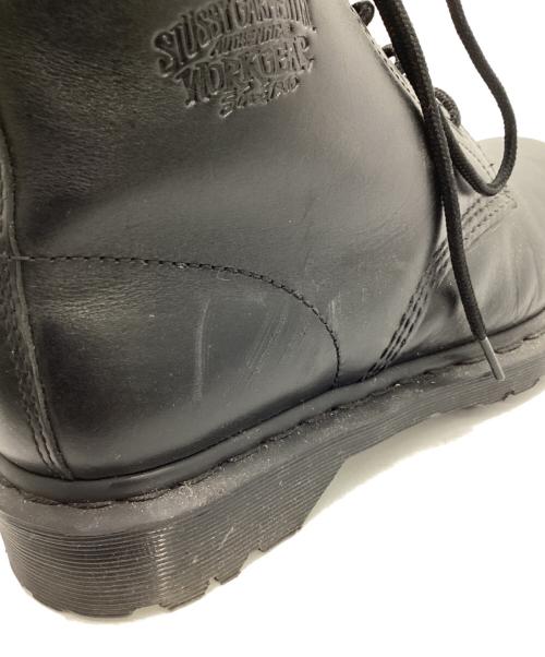 Dr.Martens（ドクターマーチン）Dr.Martens (ドクターマーチン) stussy (ステューシー) 6ホールブーツ ブラック サイズ:UK8の古着・服飾アイテム