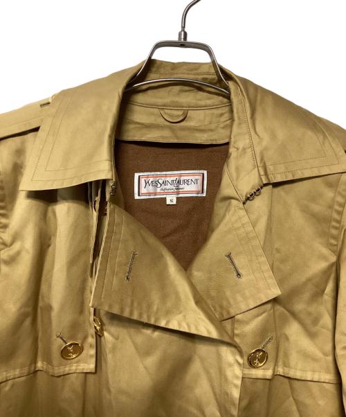 Yves Saint Laurent（イヴサンローラン）Yves Saint Laurent (イヴサンローラン) ライナー付トレンチコート ベージュ サイズ:Sの古着・服飾アイテム