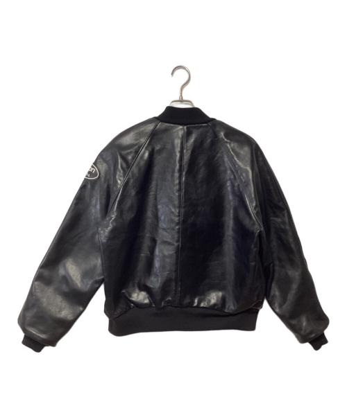 VANSON（バンソン）VANSON (バンソン) レザージャケット ブラック サイズ:44の古着・服飾アイテム