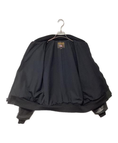 VANSON（バンソン）VANSON (バンソン) レザージャケット ブラック サイズ:44の古着・服飾アイテム