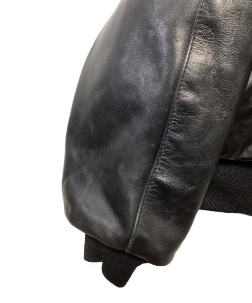VANSON（バンソン）VANSON (バンソン) レザージャケット ブラック サイズ:44の古着・服飾アイテム