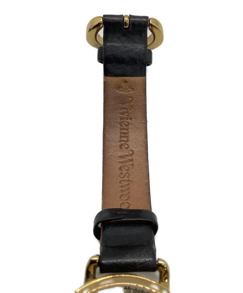 Vivienne Westwood（ヴィヴィアンウエストウッド）Vivienne Westwood (ヴィヴィアンウエストウッド) 腕時計 ブラック×ゴールドの古着・服飾アイテム