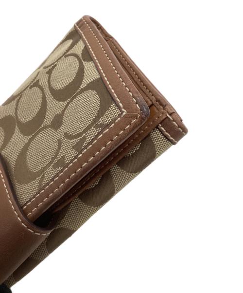 COACH（コーチ）COACH (コーチ) 長財布 ベージュの古着・服飾アイテム