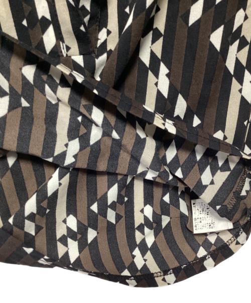 FENDI（フェンディ）FENDI (フェンディ) 半袖シャツ ブラウン×ネイビー×ホワイト サイズ:42の古着・服飾アイテム