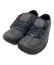 DIESEL（ディーゼル）の古着「レザースニーカー」｜ブラック