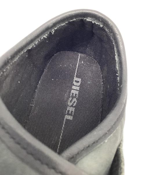 DIESEL（ディーゼル）DIESEL (ディーゼル) レザースニーカー ブラック サイズ:EUR 43の古着・服飾アイテム