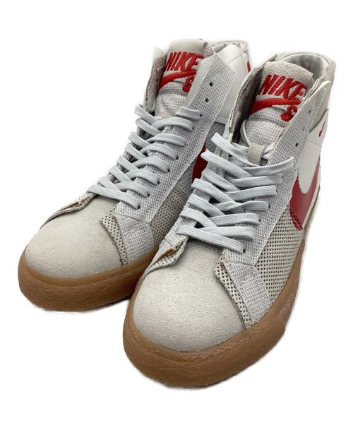 NIKE（ナイキ）NIKE (ナイキ) ZOOM BLAZER MID PREMIUM ホワイト×レッド サイズ:24の古着・服飾アイテム