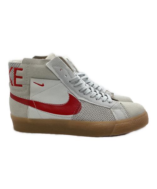 NIKE（ナイキ）NIKE (ナイキ) ZOOM BLAZER MID PREMIUM ホワイト×レッド サイズ:24の古着・服飾アイテム
