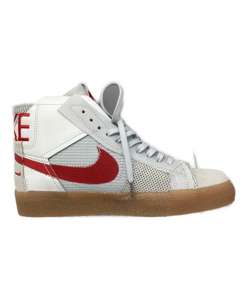 NIKE（ナイキ）NIKE (ナイキ) ZOOM BLAZER MID PREMIUM ホワイト×レッド サイズ:24の古着・服飾アイテム