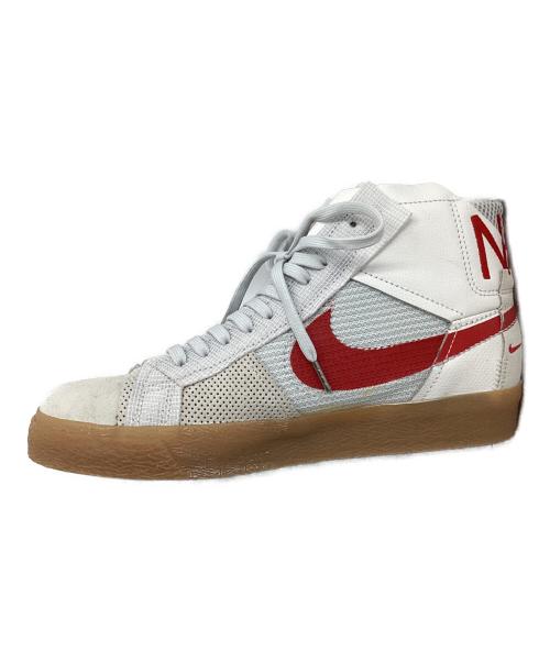 NIKE（ナイキ）NIKE (ナイキ) ZOOM BLAZER MID PREMIUM ホワイト×レッド サイズ:24の古着・服飾アイテム