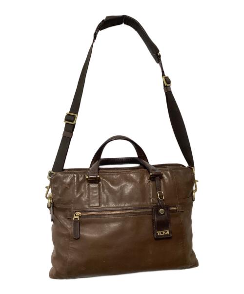 TUMI（トゥミ）TUMI (トゥミ) ショルダーバッグ ブラウンの古着・服飾アイテム