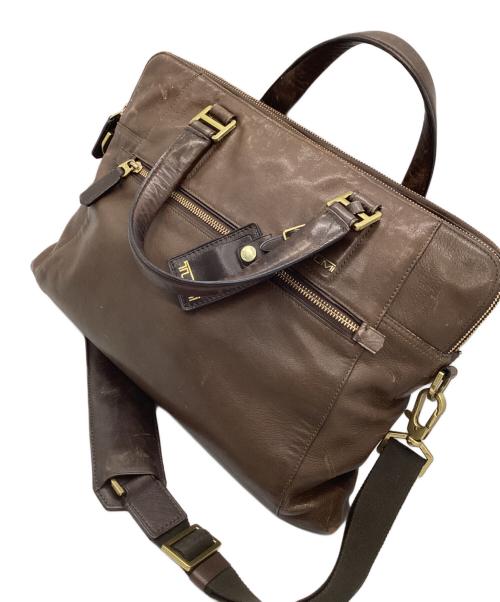TUMI（トゥミ）TUMI (トゥミ) ショルダーバッグ ブラウンの古着・服飾アイテム