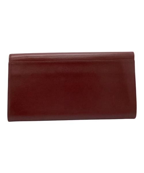 Cartier（カルティエ）Cartier (カルティエ) クラッチバッグ ボルドーの古着・服飾アイテム