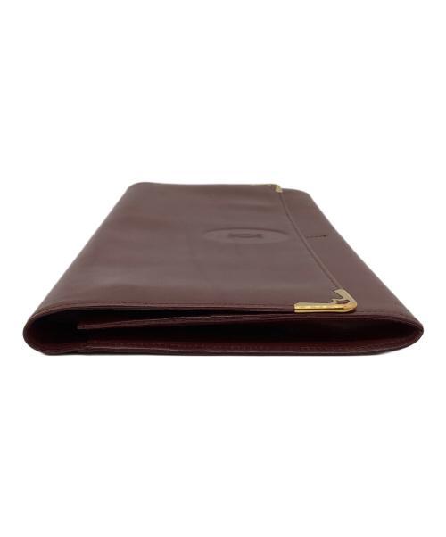 Cartier（カルティエ）Cartier (カルティエ) クラッチバッグ ボルドーの古着・服飾アイテム