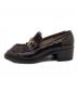 GUCCI (グッチ) ハラコビットローファー ブラウン サイズ:6B：5000円