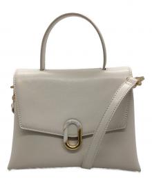 CHARLES & KEITH（チャールズアンドキース）の古着「ストーンエンベリッシュド ハンドルバッグ」｜アイボリー