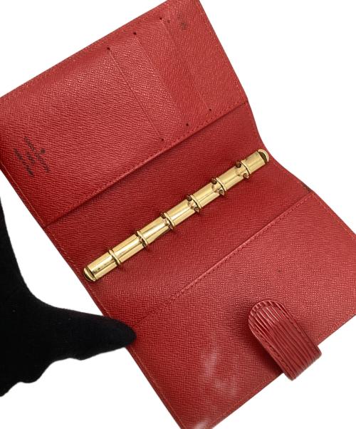 LOUIS VUITTON（ルイ ヴィトン）LOUIS VUITTON (ルイ ヴィトン) アジェンダPM カスティリアン・ レッドの古着・服飾アイテム