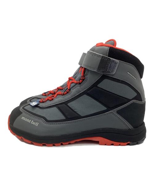 mont-bell（モンベル）mont-bell (モンベル) トレッキングブーツ グレー×レッド サイズ:26.5 未使用品の古着・服飾アイテム