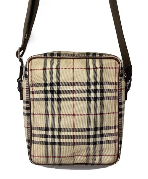 BURBERRY（バーバリー）BURBERRY (バーバリー) ショルダーバッグ ベージュ×ブラウンの古着・服飾アイテム