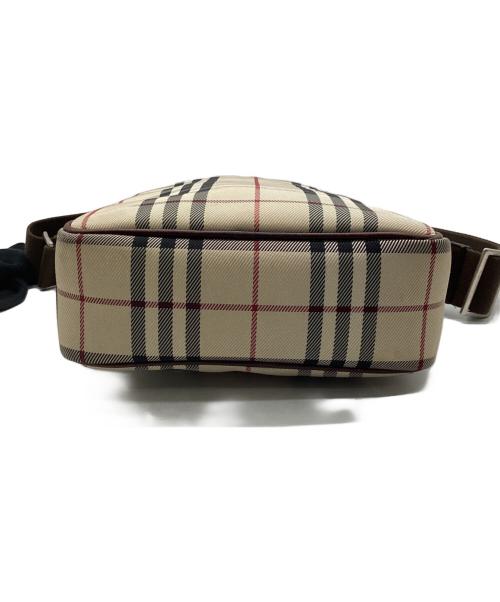 BURBERRY（バーバリー）BURBERRY (バーバリー) ショルダーバッグ ベージュ×ブラウンの古着・服飾アイテム