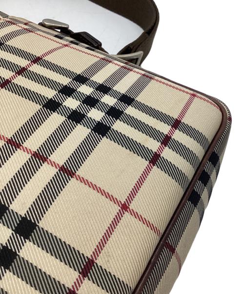 BURBERRY（バーバリー）BURBERRY (バーバリー) ショルダーバッグ ベージュ×ブラウンの古着・服飾アイテム