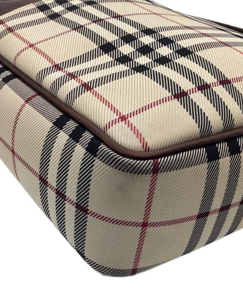 BURBERRY（バーバリー）BURBERRY (バーバリー) ショルダーバッグ ベージュ×ブラウンの古着・服飾アイテム