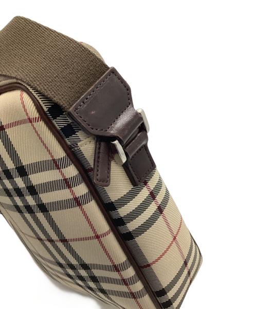 BURBERRY（バーバリー）BURBERRY (バーバリー) ショルダーバッグ ベージュ×ブラウンの古着・服飾アイテム