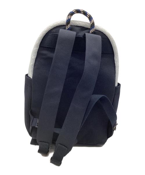 Kipling（キプリング）Kipling (キプリング) TRICOTE (トリコテ) リュック ネイビー×ベージュ×オレンジの古着・服飾アイテム