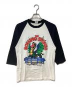 anvilアンヴィル）の古着「ラグランTシャツ」｜ブラック