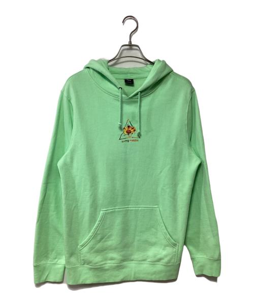 HUF（ハフ）HUF (ハフ) パーカー 黄緑 サイズ:Lの古着・服飾アイテム
